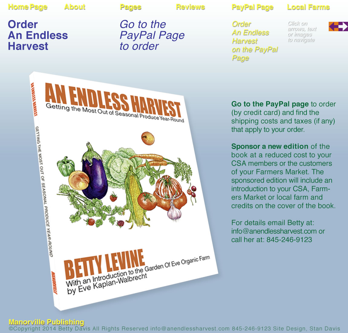 Order An Endless Harvest